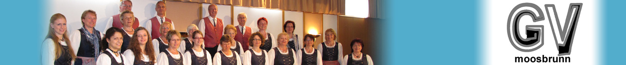 Website des Gesangvereins Moosbrunn